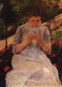 Mary Cassatt Sewing Woman china oil painting reproduction